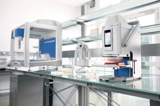 epMotion 96 is a useful tool to assist plate assays on other liquid handling workstations