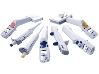 Selection of pipettes & dispensers from Eppendorf
