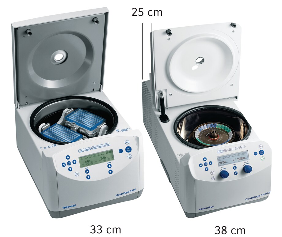 Limited space for a new high-speed centrifuge? Explore our Centrifuge 5430 / 5430 R
