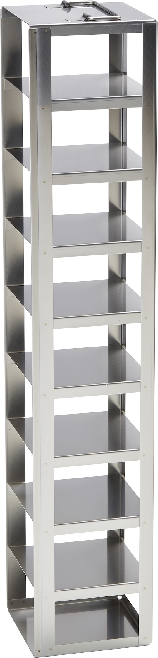 Metal tower rack for (3.0 in/ 76 mm) storage boxes in Eppendorf ULT chest freezer - (6001000310)