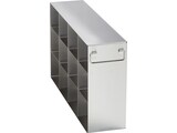 Metal side-access rack for (4.0 in/ 102 mm) storage boxes in Eppendorf ULT freezer (3-compartment) - (6001011410)