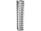Metal tower rack for (2.0 in/ 53 mm) storage boxes in Eppendorf CryoCube<sup>&reg;</sup> ULT chest freezer - (6001050211)