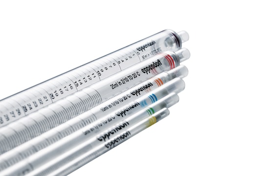 Color coded serological pipettes