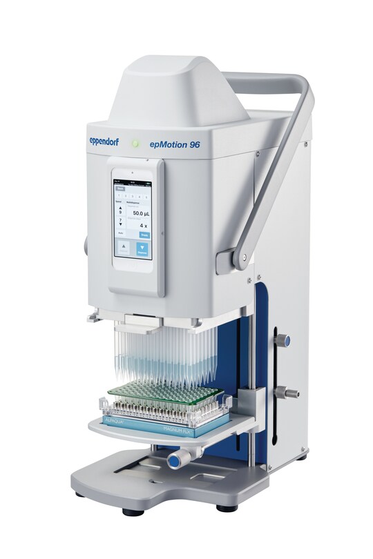 semi-automated electronic pipette for parallel 96 channel microplate processing (without iPod_REG_ controller)