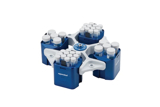 Eppendorf Rotor S-4x500 with 15_NNBSP_mL and 50_NNBSP_mL conical tubes