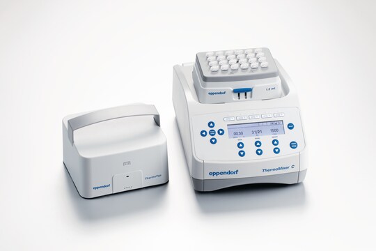 Eppendorf ThermoMixer C with SmartBlock for sample incubation and_ThermoTop to avoid condensation within sample tube
