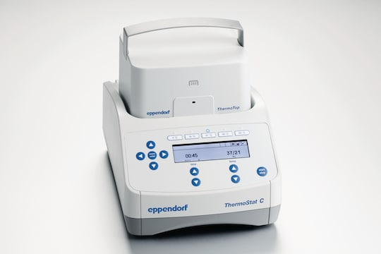 Eppendorf ThermoStat C equipped with ThermoTop for prevention of condensation