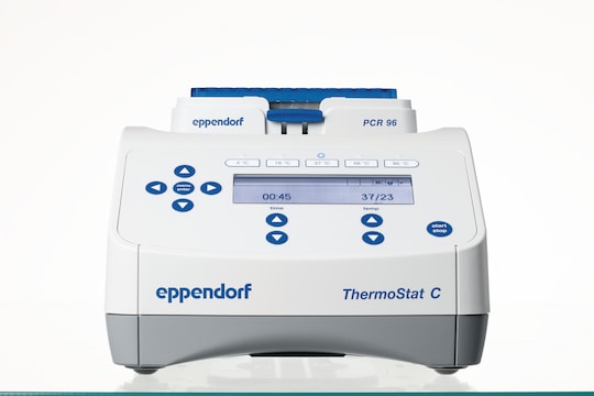 Front view on Eppendorf ThermoStat C with_SmartBlock_PCR-96