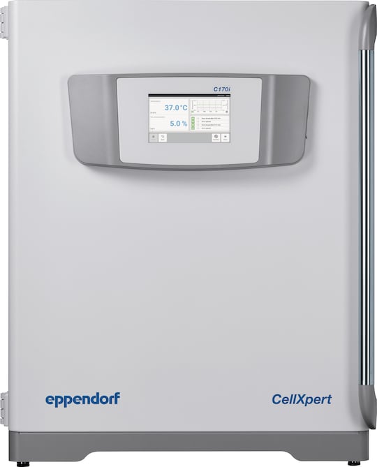 Cell culture incubator CellXpert_REG_ front view with touch interface