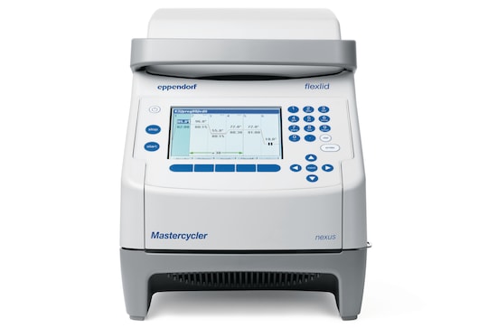 Front view of the Eppendorf Mastercycler® nexus PCR cycler