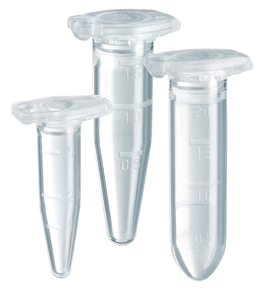 DNA LoBind_REG_ tubes - 0.5 mL, 1.5 mL, 2 mL and 5 mL with closed lid