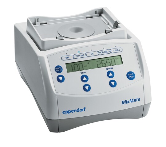 Eppendorf MixMate mixing instrument to mix or vortex lab samples