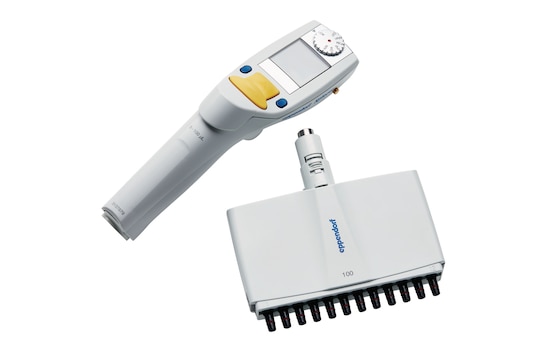 Eppendorf Xplorer® (plus) multi-channel electronic pipettes speed up your applications with microplates