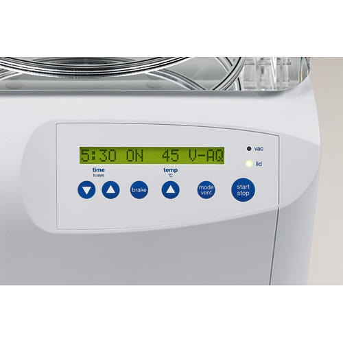Keypad control on the Eppendorf centrifuge Concentrator plus