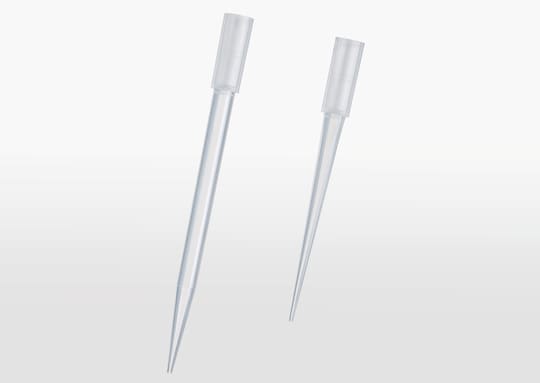 epT.I.P.S.® 384 micropipette tips from Eppendorf in different lengths and vertical position