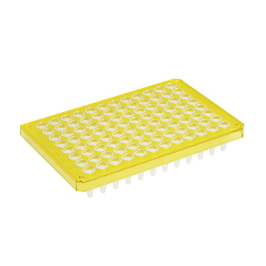 twin.tec PCR Plate 96: yellow, semi-skirted