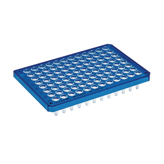 twin.tec PCR Plate blue 96: semi-skirted