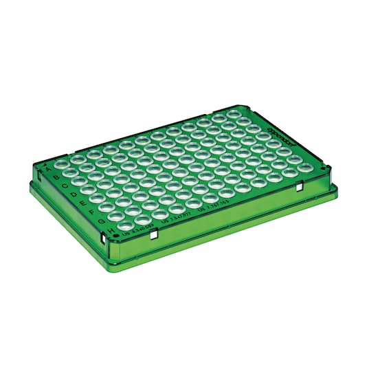 twin.tec PCR Plate 96: green, skirted