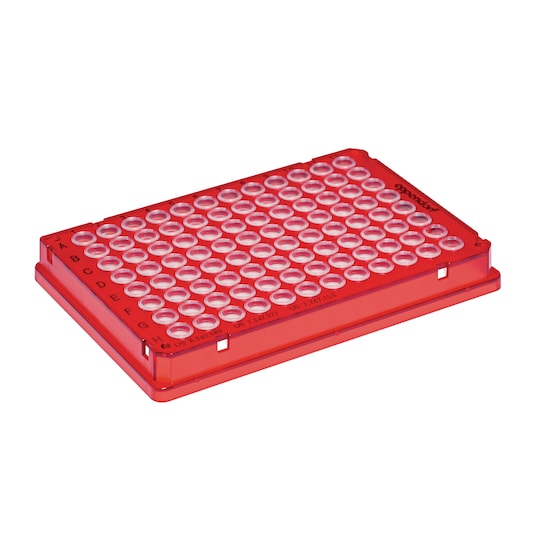 twin.tec PCR Plate 96: red, skirted