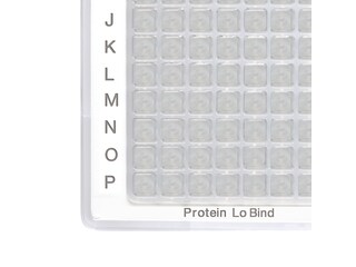 Partial view of Eppendorf LoBind<sup>&reg;</sup> plate