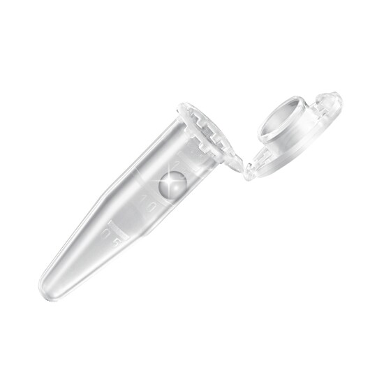 Eppendorf LoBind® tube with open lid