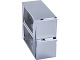 Metal drawer rack for (5.0 in/ 127 mm) storage boxes in Eppendorf ULT freezer (101 L volume) - (6002062510)