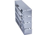 Metal drawer rack MAX for (4.0 in/ 102 mm) storage boxes in Eppendorf ULT freezer (3-compartment) - (6001072410)