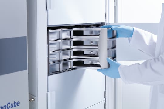 Stainless steel freezer racks to keep your samples safely organized