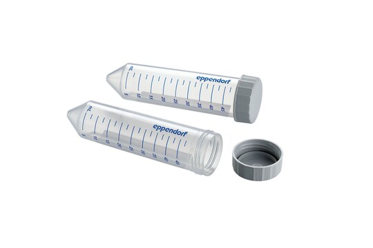 50 mL conical tubes displayed with lid on and lid off