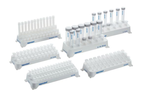 Eppendorf Tube Rack, 12 positions, for 5.0 mL and 15 mL tubes, 2pcs.
