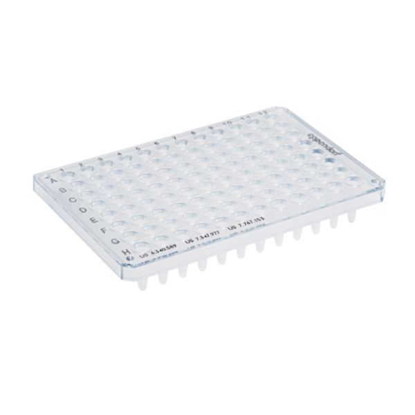 twin.tec PCR Plate96, semi-skirted, 250µL, PCR clean, colorless, 25plates