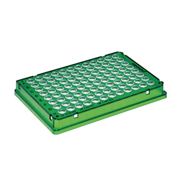 Eppendorf twin.tec® PCR Plate 96, skirted, 150 µL, PCR clean, green, 25 plates