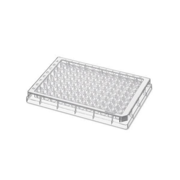 Microplate 96/F, wells clear, sterile, white, 80plates
