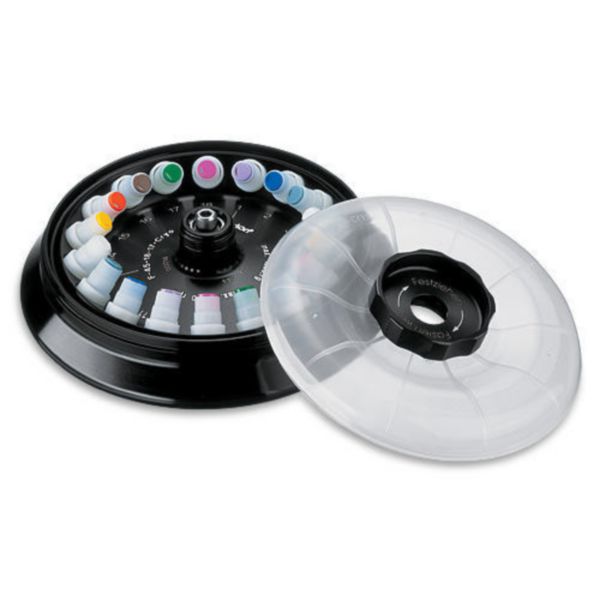Rotor F-45-18-17-Cryo, incl. rotor lid and cryovial adapters