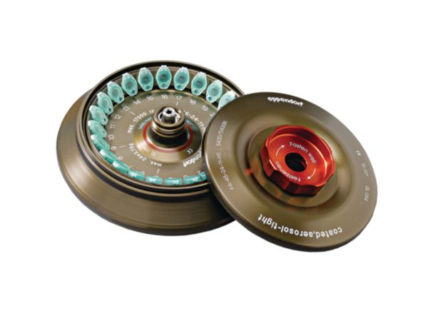 Rotor FA-45-24-11-HS, aerosol-tight, incl. rotor lid, PTFE