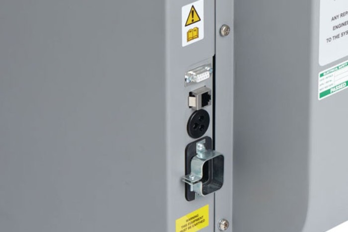 PhysioCare Concept® - Storage with ultra low temperature freezer ULT freezer cable interfaces located at one corner to provide a convenient access.