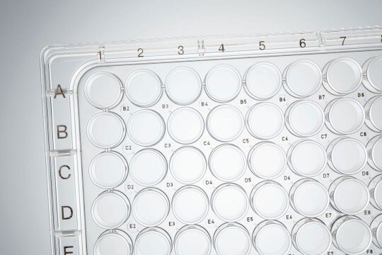 PhysioCare Concept® - Cell Culture Eppendorf cell culture plates with a high-contrast alphanumeric labeling of the wells.