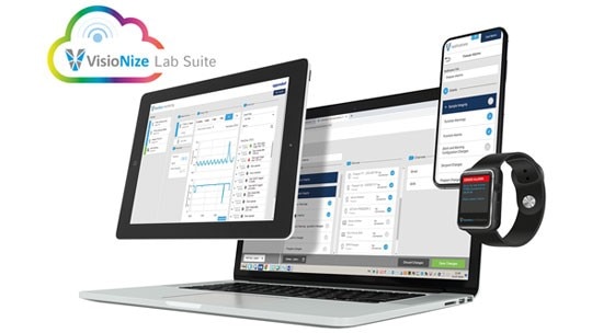 The lab management platform VisioNize Lab Suite
