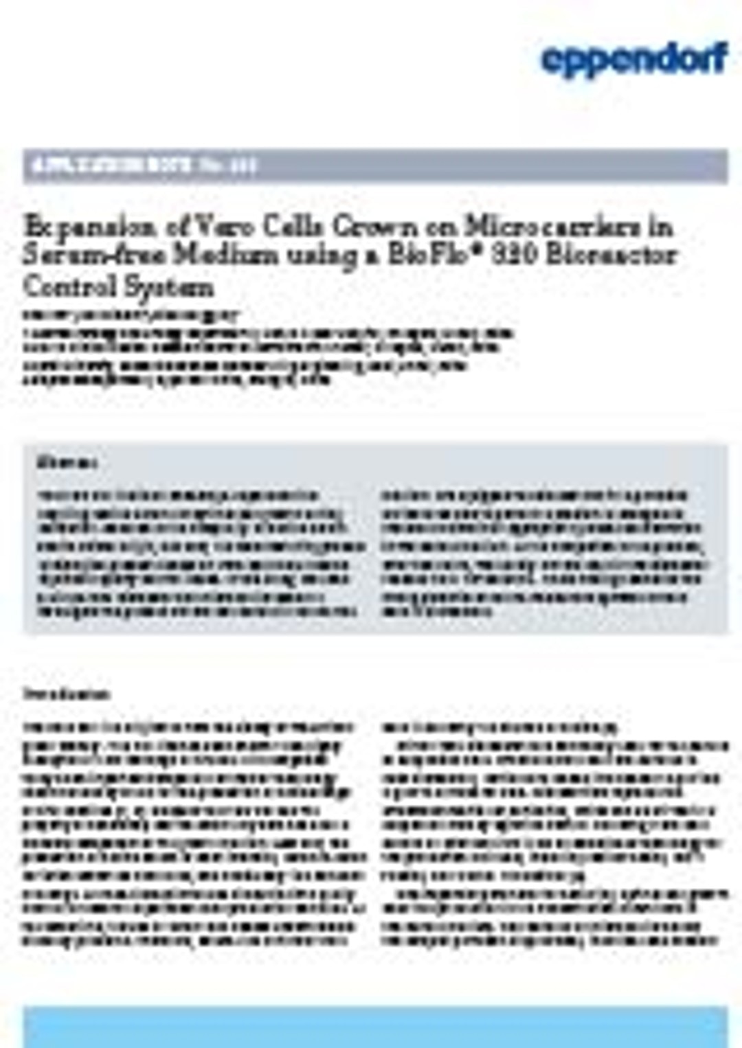 Viral Vector Process Development - Eppendorf US