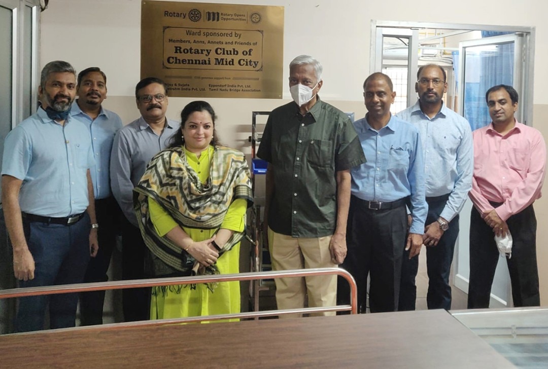 Hindu Mission Hospital supported by Eppendorf India