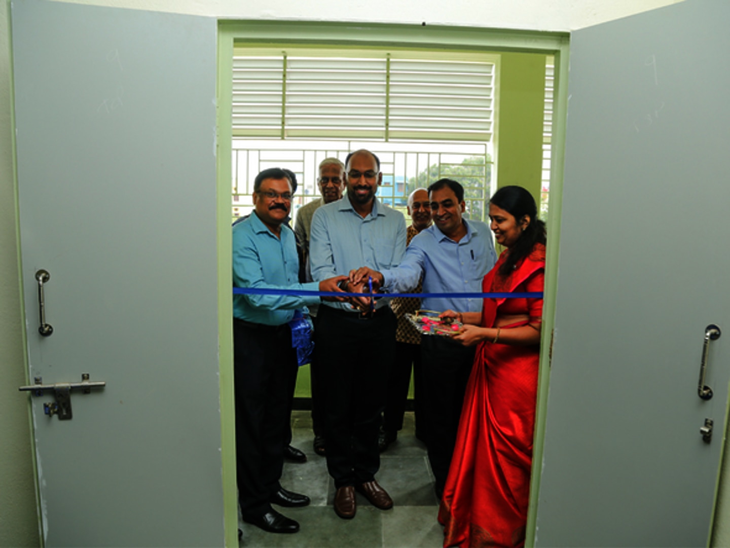 Opening of classroom donated by Eppendorf India
