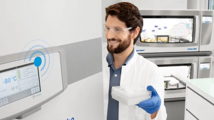 man in lab