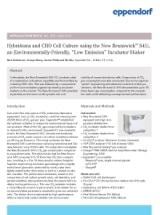 Cover of application note 255 - Hybridoma and CHO Cell Culture using the New Brunswick™ S41i, an Environmentally-Friendly, “Low Emission” Incubator Shaker