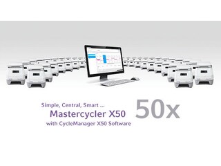 Manage up to 50 PCR thermal cyclers with CycleManager X50