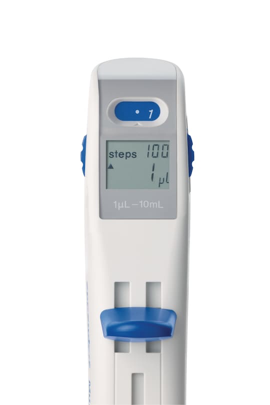 The Multipette_NBSP_M4_REG_ multi-dispenser with advanced interface and sensor