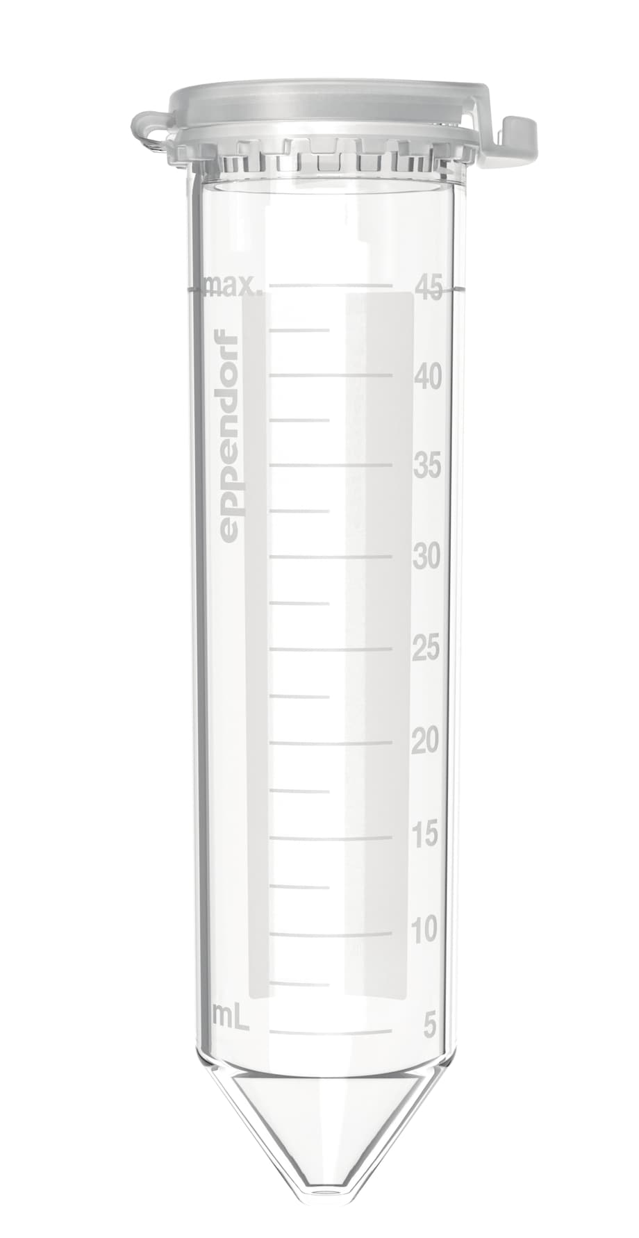 Conical Tube SnapTec 50 closed tube, front, scale