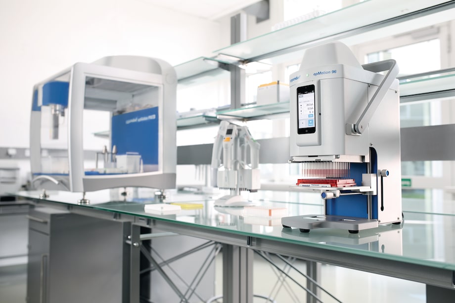 epMotion 96 | A great companion to other automated systems epMotion 96 is a useful tool to assist plate assays on other liquid handling workstations