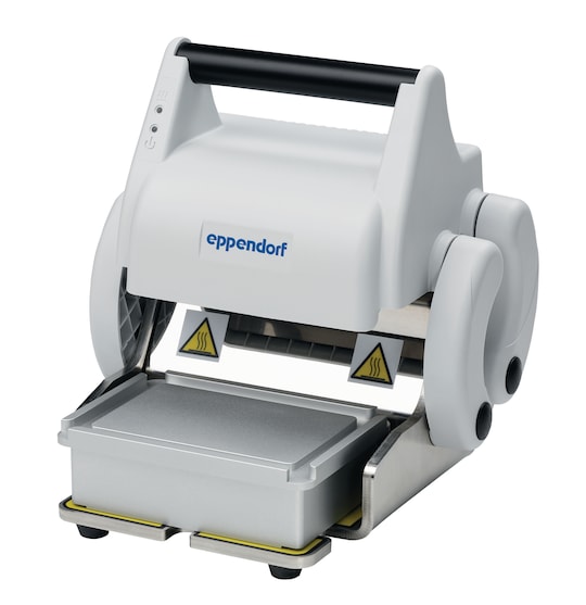 The Eppendorf HeatSealer S100 laboratory plate sealer