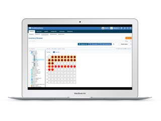 Inventory browser for eLabInventory, the sample management software solution for sample storage in the the digital lab
