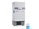 Eppendorf CryoCube® F440h ULT freezer with ENERGY STAR® certification logo and ACT certification by My Green Lab